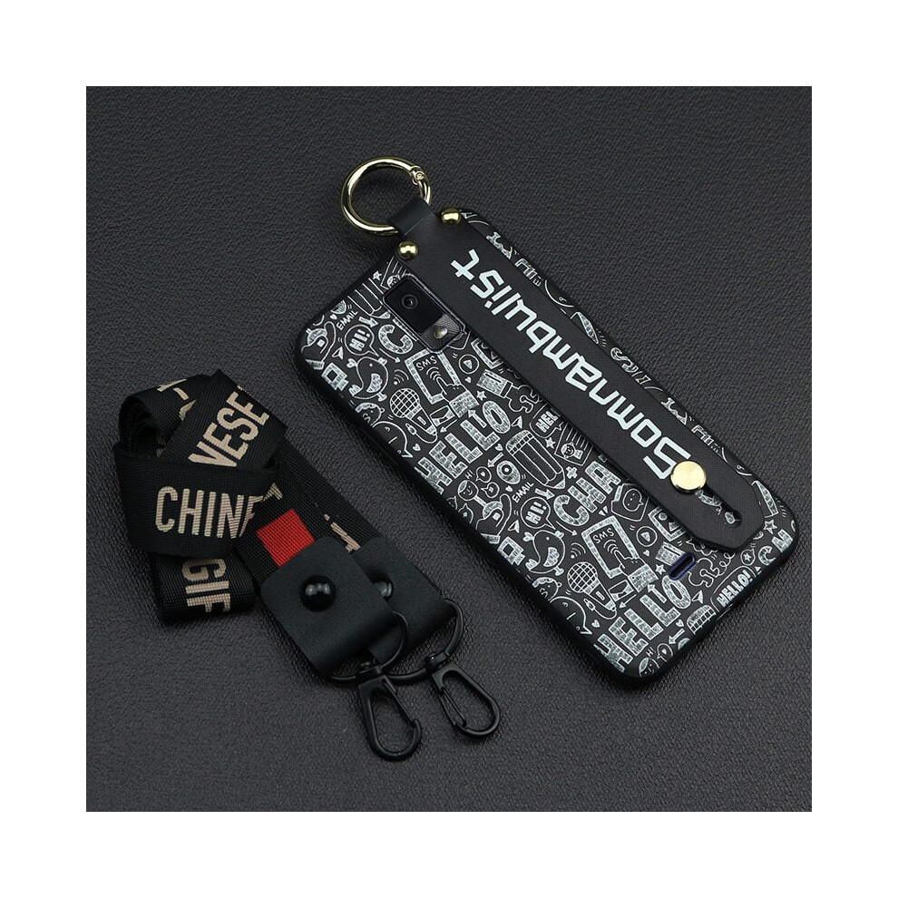 Blu View3/B140dl Phone Case Â Waterproof, Shockproof, Dustproof, Graffiti Design With Wrist Strap & Lanyard 9181073480928