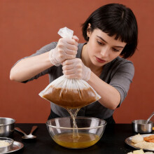 Reusable Fine Mesh Strainer Bag, Food-Grade Nylon Filter for Nut Milk, Juice Extraction – Dishwasher Safe & Easy Clean
