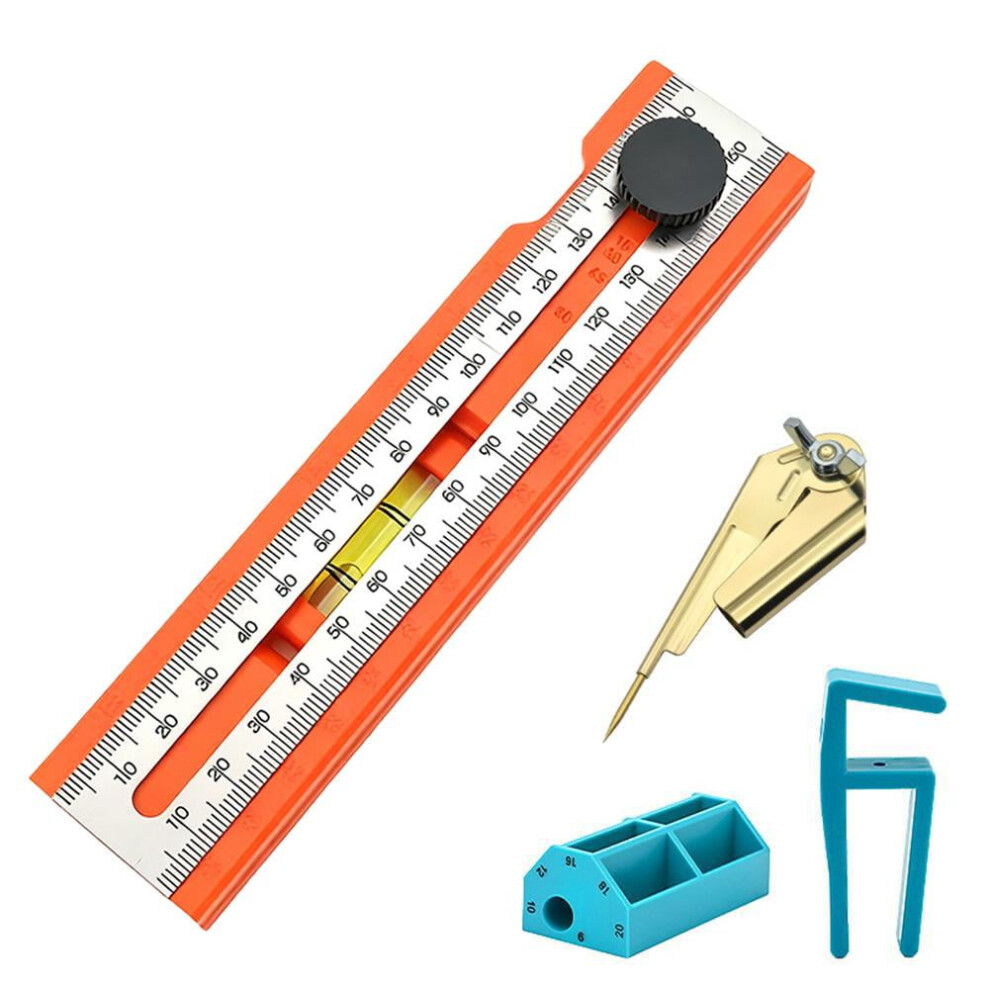 ABS Protractor Tool Adjustable Multi-Angle Leveling