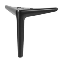 Stainless Steel Furniture Legs Replacement Feet for Sofa, Cabinet, Chair, Bed – Heavy Duty, Black, 1 Piece, Compatible with E Sofa Cabinet