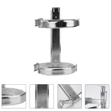 ibasenice 1Pc Wall Fire Extinguisher Holder Iron Hanging Rack Plated Silver Finish for Household Storage and Easy Installation