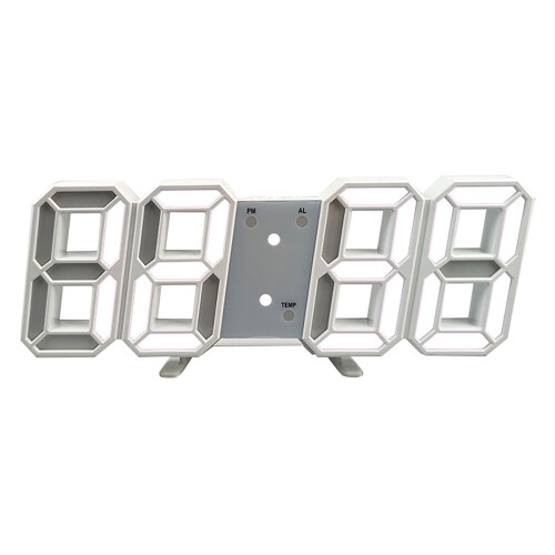 LED digitale wekker met datum- en temperatuurweergave 1