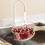 Fruit Strainer Basket with Lid and Foldable Handle 1 Quart 3