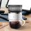 Portable Hand-Pressed Coffee Maker with Stainless Steel Filter Automatic Drip for Travel, Camping, Office 3