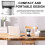Portable Hand-Pressed Coffee Maker with Stainless Steel Filter Automatic Drip for Travel, Camping, Office 4