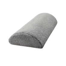 (58cmx25cmx10cm, Light Grey) Recliner Foot Pillow Cushion High Resilience Half Roll Leg Pillow for Bed Chair Sofa Back Lumbar Leg Support