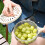 Fruit Strainer Basket with Lid and Foldable Handle 1 Quart 7