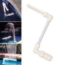 Fântână cu cascadă și tub pentru piscină, senzație unică și rezistență la uzură, design compact pentru instalare rapidă, material PVC