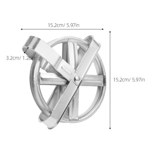 2Pcs Stable Clothes Strap Pulley with Wear Resistant Iron Design 1