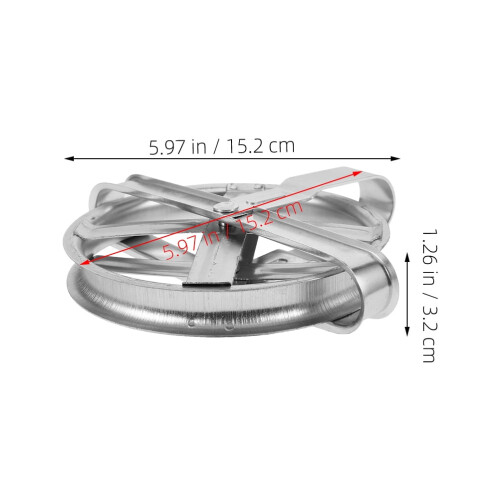 Wall Clothes Dryer Pulley Silver Iron 2 pcs 1
