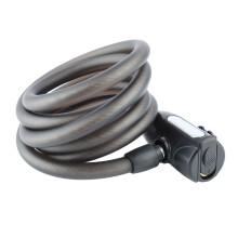 Steel Cable Bike Lock 1.8m Anti-Theft Security with Keys & Bracket