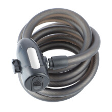Steel Cable Bike Lock 1.8m Anti Theft Security with Keys & Bracket
