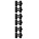 6Pcs Durable Black Refrigerator Locks Child Proof Fridge Safety Lock 1