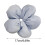 3D Flower Hair Scrunchie Thick Oversized Ponytail Holder 3