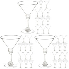 45Pcs Durable Wine Goblets Beverage