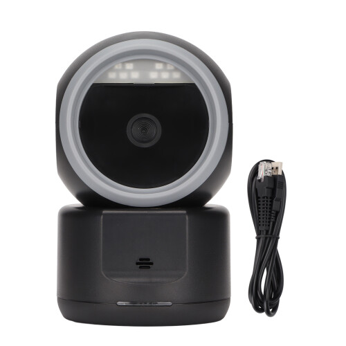 Compact Barcode Scanner, Handsfree For Improved Efficiency, Eye Friendly Lighting, Non Slip Base Ensures Stability, Anti Shock Design For Durability,