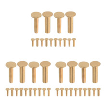 42Pairs Durable Copper Rivets for Kitchen Handle Repair DIY Use