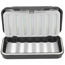 Portable Swing Leaf Design Tackle Companion, Waterproof Versatile Storage Large Capacity Fly Fishing Box, Premium Material Extra-Thick Foam Inserts,