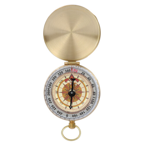 Survive And Thrive: Copper Compass With Waterproof Design And Night Navigation Features