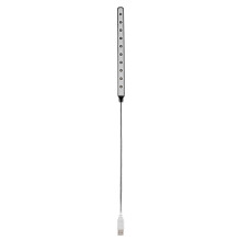 Allsidig LED-skrivebordslampe: Ideell følgesvenn for studenter og kontorarbeidere, USB-grensesnitt for enkel tilkobling, fleksibel metallbelg for