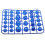 30Pièces Caches Vis ABS Bleu Décoratifs Protection Et Style 1