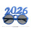 2026Γυαλιά πάρτι για πάρτι - Διαφανή και αντιανεμικά με θέμα τους αριθμούς, συμβατά 3