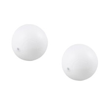 2Pièces Ballons De Football Blancs PVC Enfants Multisports DIY Loisirs