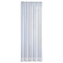 PRYESS Semi-Linen Bathroom Curtains, Rod Pocket, Light-Filtering, White, Privacy-Friendly