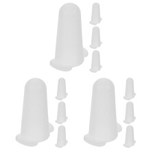 12Pcs White Silicone Piping Tip Protectors Reusable Cake Nozzle Covers