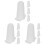 12Pcs White Silicone Piping Tip Protectors Reusable Cake Nozzle Covers 1