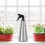 Stainless Steel Spray Bottle, Portable Watering Can with Adjustable Nozzle, Empty Refillable Container for Multipurpose Cleaning Tool 2