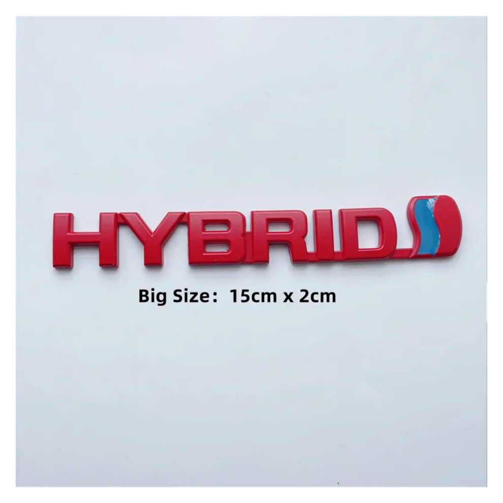 3D Metal Hybrid Logo Side Rear Trunk Emblem Badge Car Sticker Decals 9448990715503