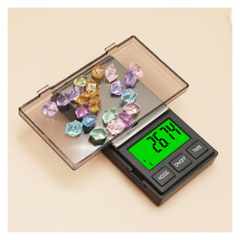 Precision Electronic Scale 0.01G Small Jewelry Scale Portable Electronic Scale Mini Pocket Scale,Multiple Accessories