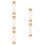 5Pcs Compact Multi Blank Hanging Wall Scrolls for Chinese Calligraphy 1