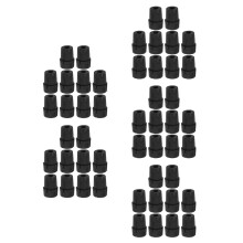 50Pièces Embouts De Verrouillage Bâtons Randonnée Noir Ergonomique