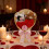 Plush Flower Bouquet with Cow Design 13 inch 2
