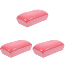 3St Zachte PU Nep Brood Fidget Toy Roze Voor Stress En Fotoshoot