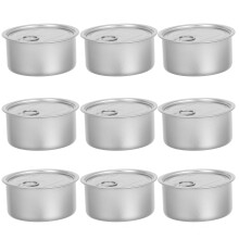 20Pcs Lightweight Aluminum Tin Cans Silver for Tea Coffee Food Storage