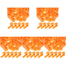 500Sets Orange Sheep Ear Tags Plastic Livestock Id for Cattle Cow Pig