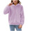 Girls' Fleece Hoodie Solid Color Pullover with Pocket 4-15 7
