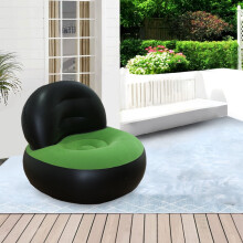 Outdoor Relax Chair | Compact Inflatable Lounge with Hand Pump | Air Lounge for Camping Trips, Lazy Sofa for Indoor & Patio Use