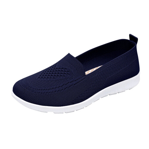 Γυναικεία Παπούτσια Τένις Willtoo, Γυναικεία Slip-on Flat Παπούτσια, Άνετα Πλεκτά 1