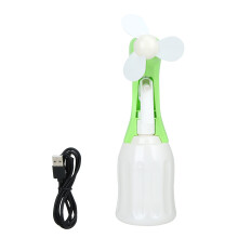 Outdoor Travel Fan Portable Water Spray Fan Battery Operated Handheld Fan Lightweight Cooling Misting Fan Personal Cooling System Easy to Refill