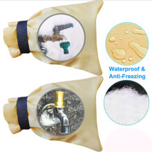 Easy To Use Hook And Loop Straps Outdoor Faucet Covers Freeze Protection Insulation Reusable Winter Faucet Socks Waterproof Oxford Cloth Material