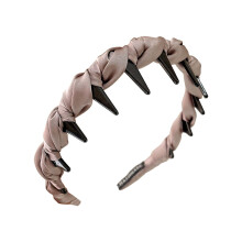 Bentițe de păr cu craniu înalt pentru femei, bentiță de păr cu volum reversibilă și dinți, pieptene antiderapant pentru petrecere și