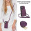 Dark Purple PU Leather RFID Wallet Case for iPhone 16 Plus 2