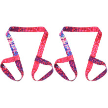 2Pcs Roller Skate Leashes Multi-Color Durable Polyester Cotton Straps