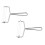 2pcs Stainless Steel Cheese Scraper Set – Multi-Function Butter & Cheese Slicer, Compatible with Baking Tools 1