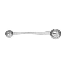 Cuillère doseuse à café à long manche en acier inoxydable, double extrémité, avec graduation, cuillère durable de haute qualité pour café,
