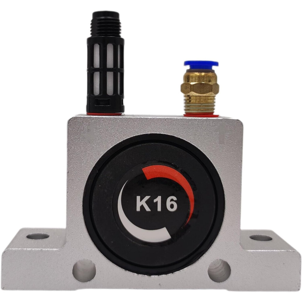New K 1/4'' K16 Thread Pneumatic Vibrator Power Concrete Vibrator Ball Type Aluminum Alloy Air Turbine Oscillator With Silencer 9496895282293